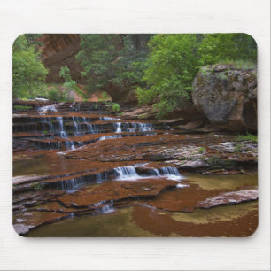 Tapis De Souris États-Unis, Utah, parc national de Zion. Scénique 