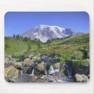 Tapis De Souris États-Unis, Washington, Mt. Rainier NP, Mt. Rainie