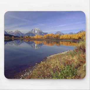 Tapis De Souris États-Unis, Wyoming, Grand Teton National Park. Mt