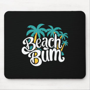 Tapis De Souris Été de fainéant de plage Sable Océan Vibes Et Vagu