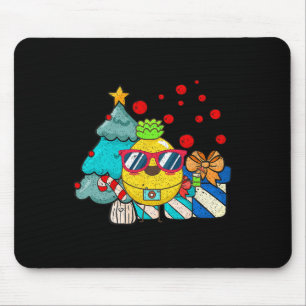 Tapis De Souris Été Hawaïen Sungles Pineapple Noël Drôle