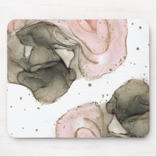Tapis De Souris Ethereal Moody Black Gold Inky Imaginaire Glam