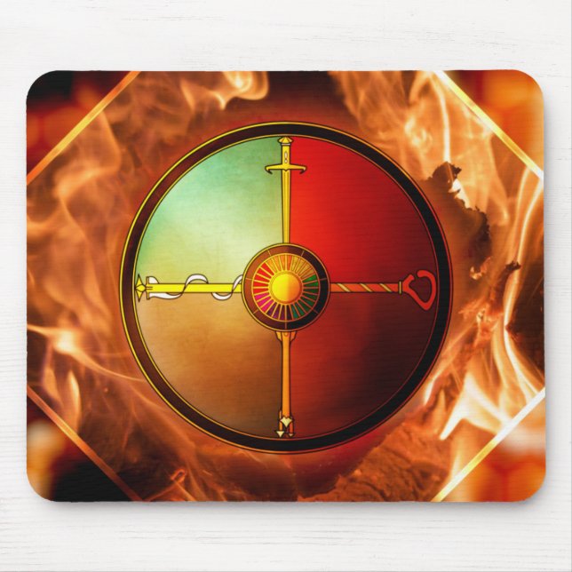 Tapis De Souris Ethnis Wheel Mousepad (Devant)