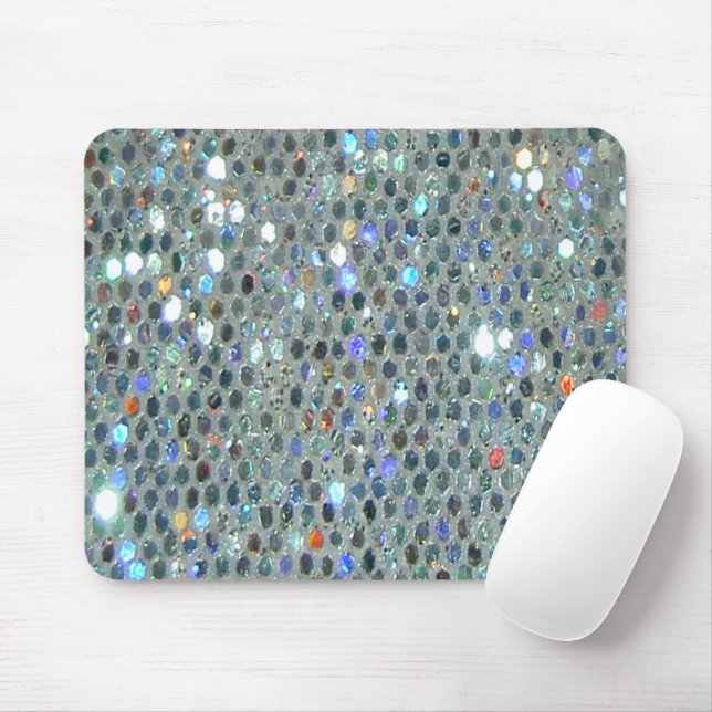 Tapis De Souris Étincelle Étincelante Glitzy Bling (Avec souris)