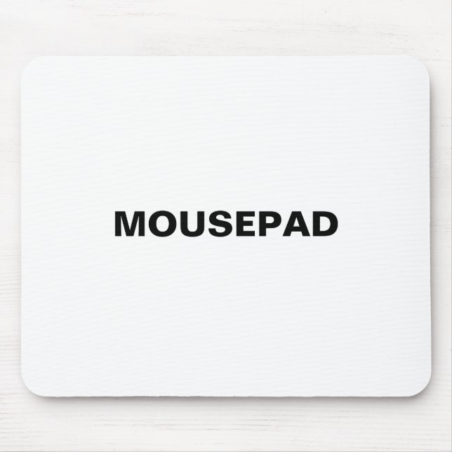 Tapis De Souris Étiquette d'article générique (Devant)