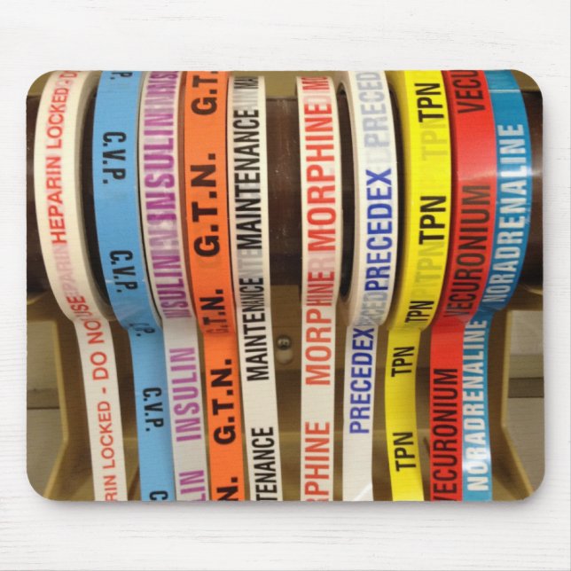 Tapis De Souris Étiquette Mousepad de drogue d'Inotrope (Devant)