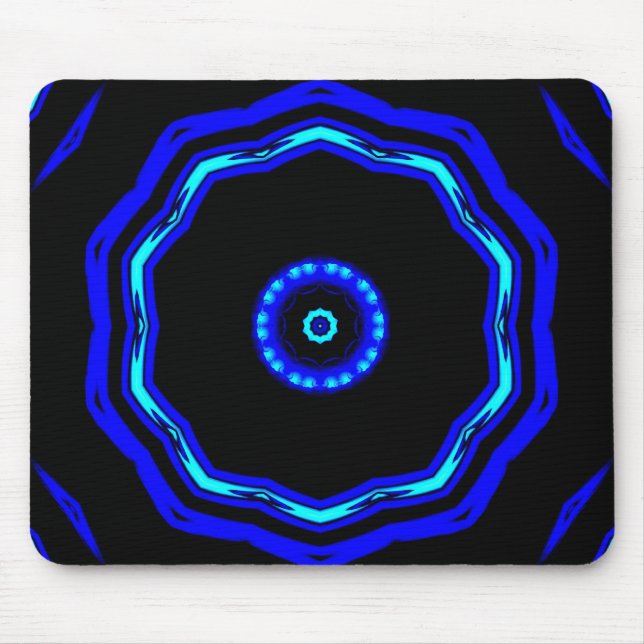 Tapis De Souris Étoile bleue Mousepad (Devant)