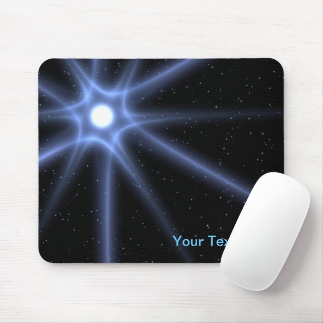 Tapis De Souris Étoile Brillante (Avec souris)