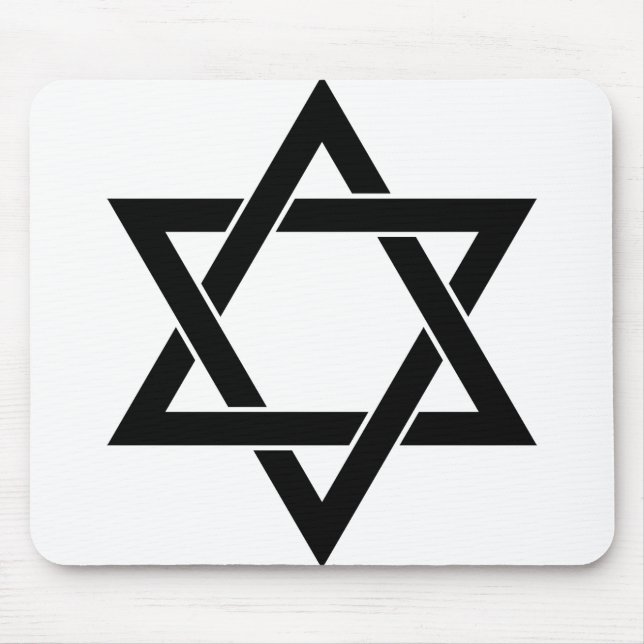 Tapis De Souris Étoile de David (Devant)