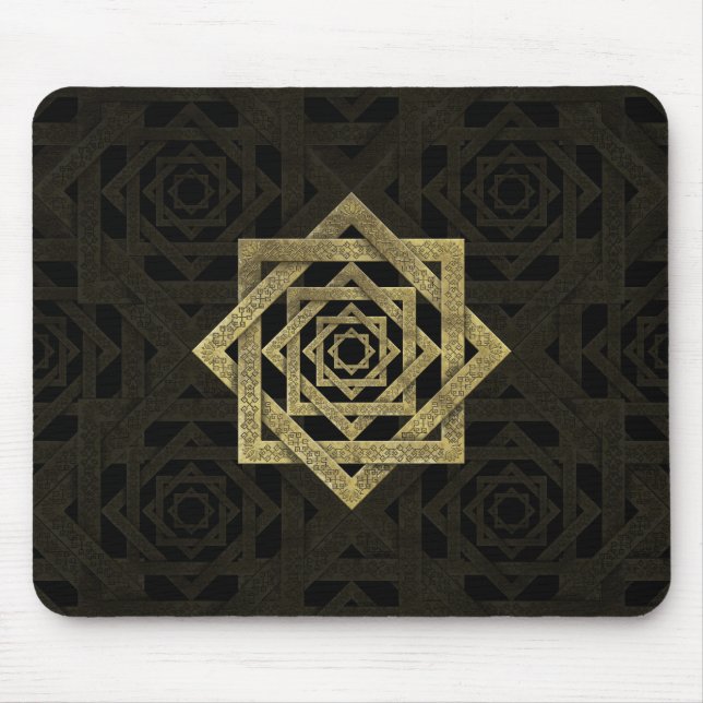Tapis De Souris Étoile d'or de Lakshmi - Ashthalakshmi (Devant)