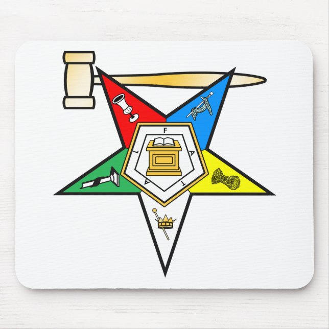 Tapis De Souris Étoile orientale après des articles d'infirmière (Devant)