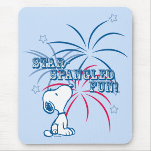 Tapis De Souris Étoile Snoopy Fun Spangé