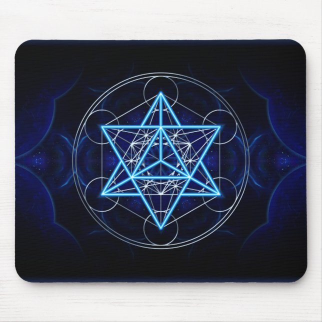 Tapis De Souris Étoile Tétraèdre de Metatron (Devant)