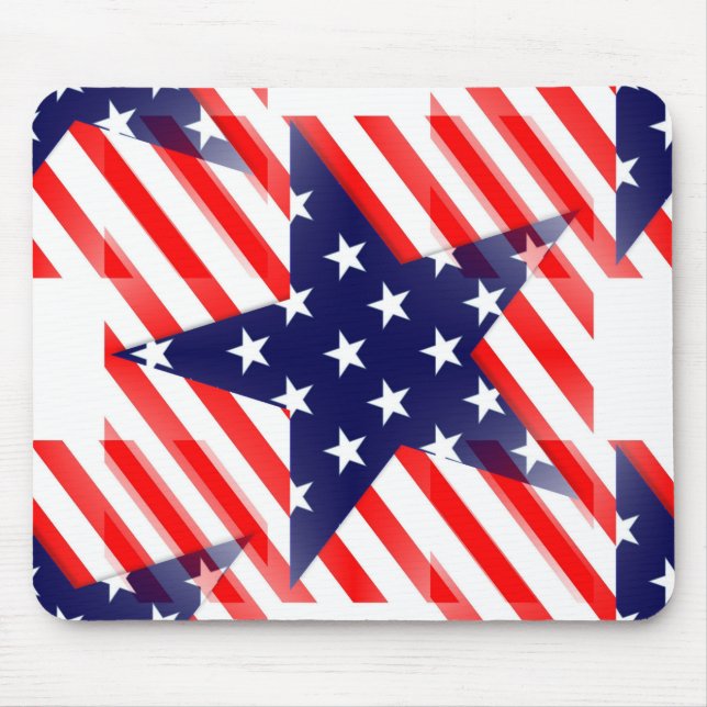 Tapis De Souris étoile usa (Devant)