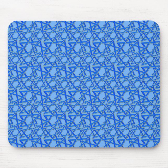 Tapis De Souris Étoiles bleues (Devant)