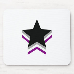 Tapis De Souris Étoiles de fierté d'Asexuality