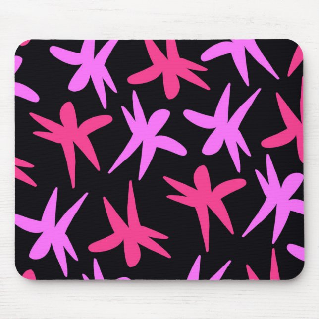 Tapis De Souris Étoiles de fleur (Devant)