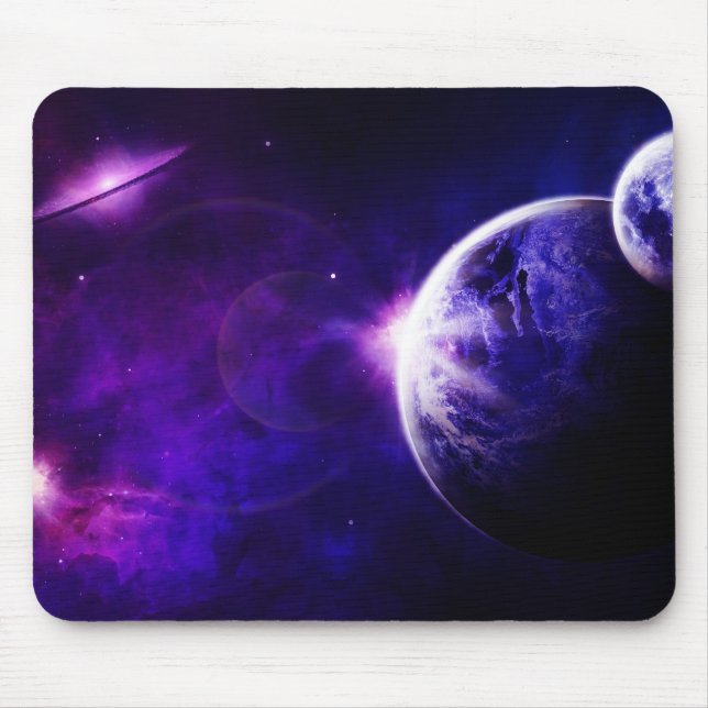 Tapis De Souris Étoiles de planètes de galaxie de l'espace dans (Devant)
