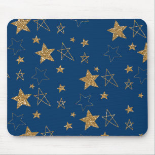Tapis De Souris Étoiles d'or