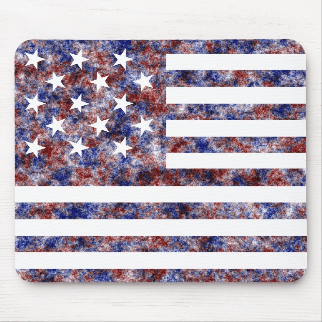 Tapis De Souris Etoiles et bandes Mousepad (Devant)