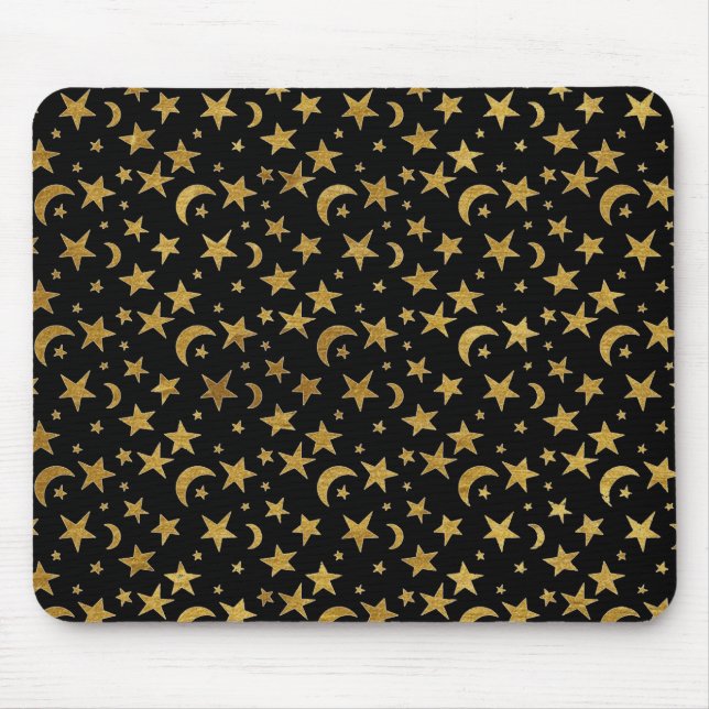 Tapis De Souris Étoiles et lunes (Devant)