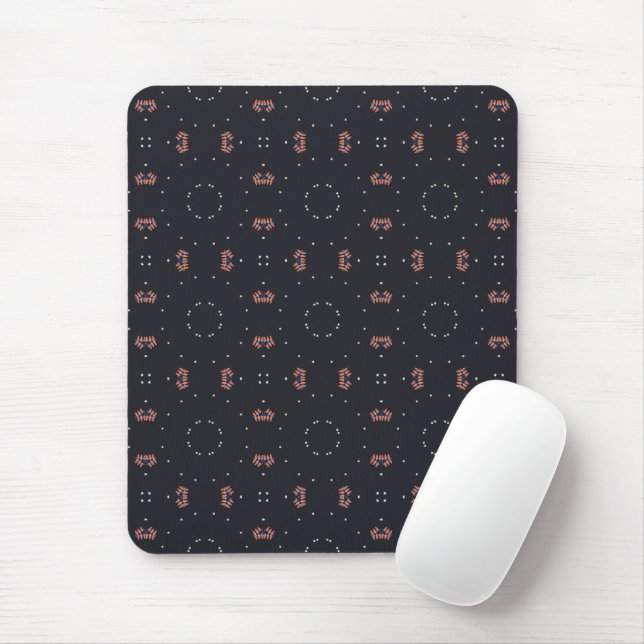 Tapis De Souris Étoiles et motif d'engin spatial unique (Avec souris)
