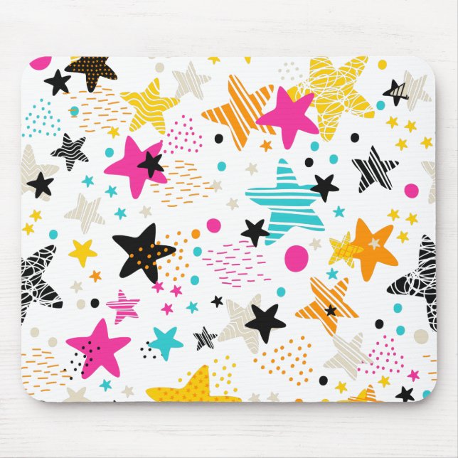 Tapis De Souris étoiles et points brillants (Devant)
