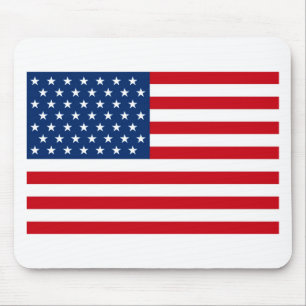 Tapis De Souris Étoiles et rayures USA