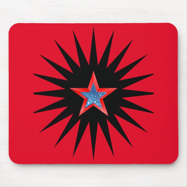 Tapis De Souris Étoiles mousepad. pavé souris (Devant)