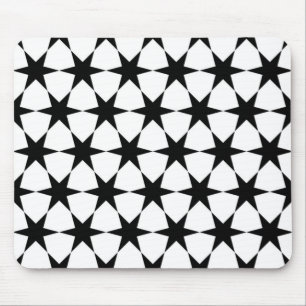 TAPIS DE SOURIS ÉTOILES NOIRES