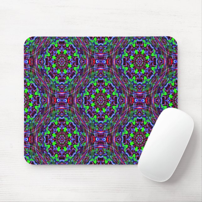 Tapis De Souris Étoiles Psychédéliques..... (Avec souris)