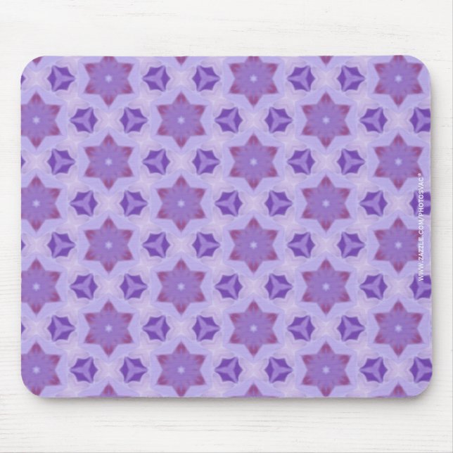 Tapis De Souris Étoiles violettes (Devant)