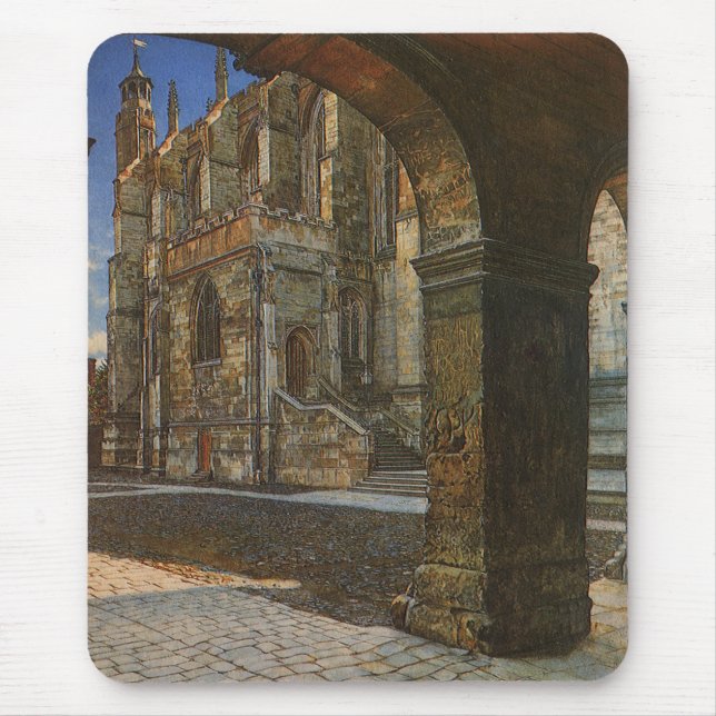 Tapis De Souris Eton College Chapelle par Anna Alma Tadema (Devant)