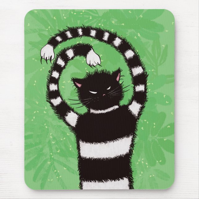 Tapis De Souris Étrange Mal Chat Nature Lover (Devant)