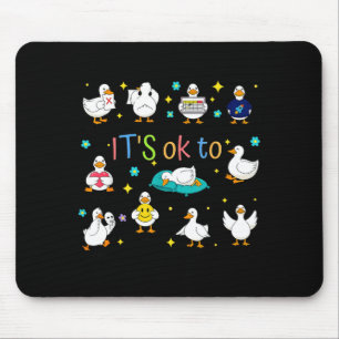 Tapis De Souris Être différent autisme oie éducation spéciale