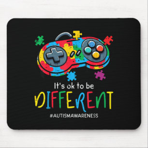 Tapis De Souris être différent manette de jeu autisme hommes garço