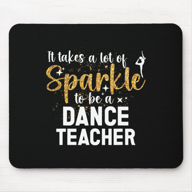 Tapis De Souris Être Enseignant Danse Enseignant Danser Enseignant (Devant)