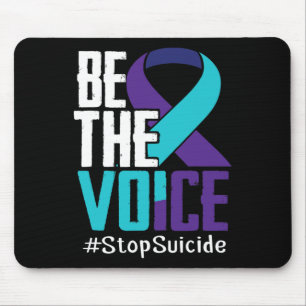 Tapis De Souris Être la voix Arrêter le suicide Sensibilisation Sa