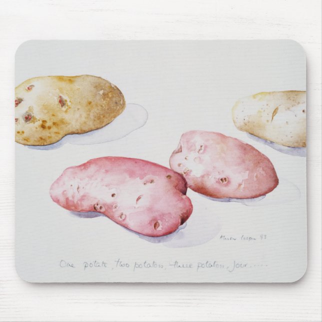 Tapis De Souris Étude 1993 de pomme de terre (Devant)