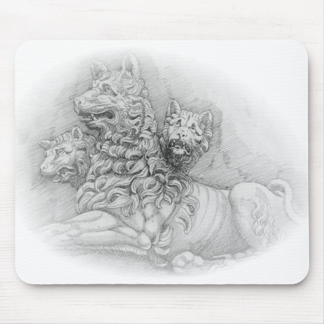Tapis De Souris Étude de la statue de Lion - Pierre Jacques mousep (Devant)