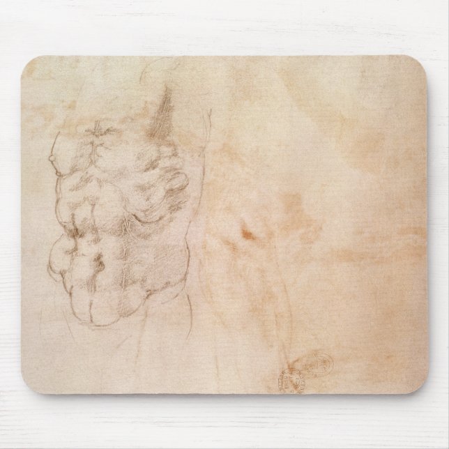 Tapis De Souris Étude de torse (Devant)