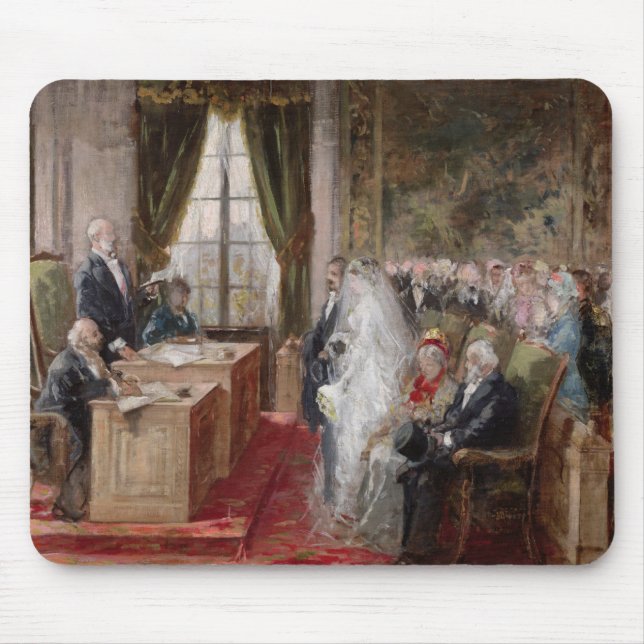 Tapis De Souris Étude pour le mariage civil (Devant)