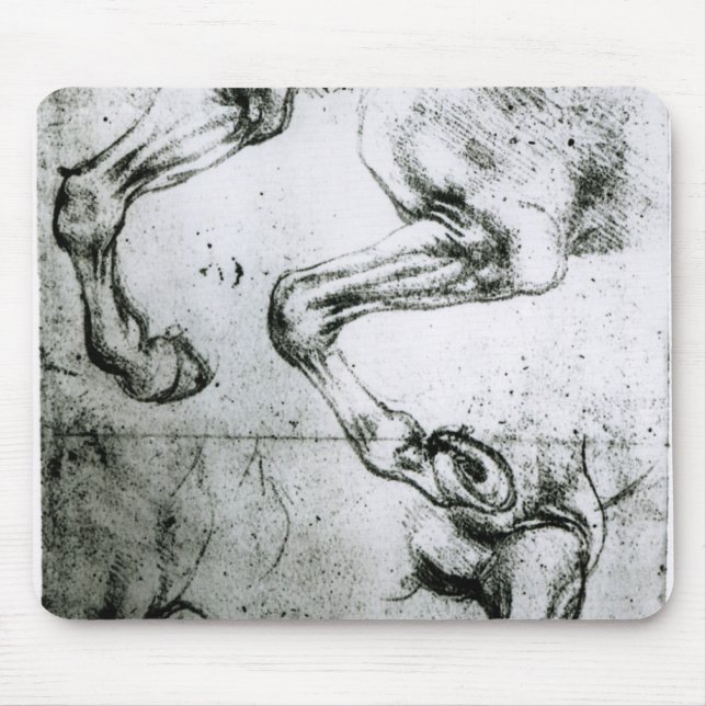 Tapis De Souris Études des jambes de chevaux (Devant)