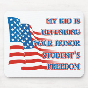 Tapis de souris étudiant de la liberté des forces