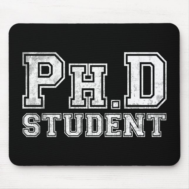Tapis De Souris Étudiant de Ph.D (Devant)