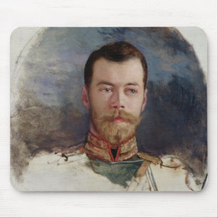 Tapis De Souris Étudiez pour un portrait de tsar Nicholas II 1898