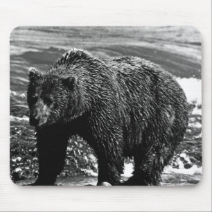 Tapis De Souris Étui vintage USA Alaska ours brun Case-Mate pour i
