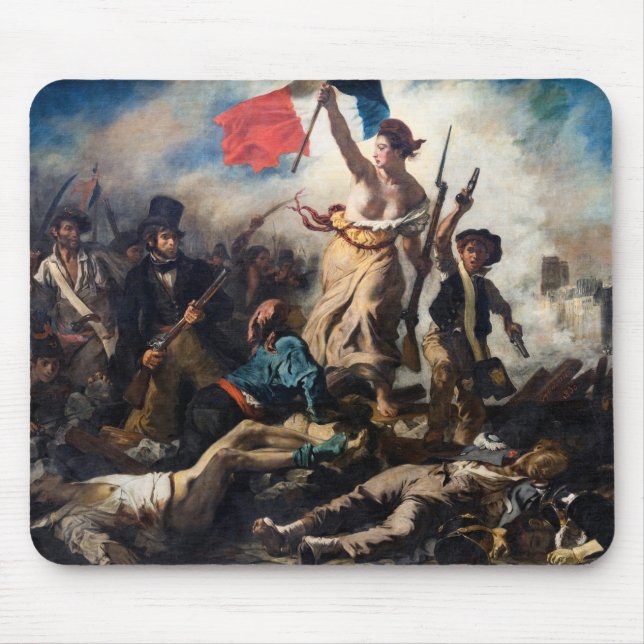 Tapis De Souris Eugene Delacroix - La Liberté guidant le peuple (Devant)