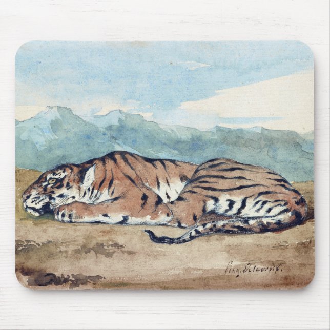 Tapis De Souris Eugène Delacroix Royal Tiger (Devant)