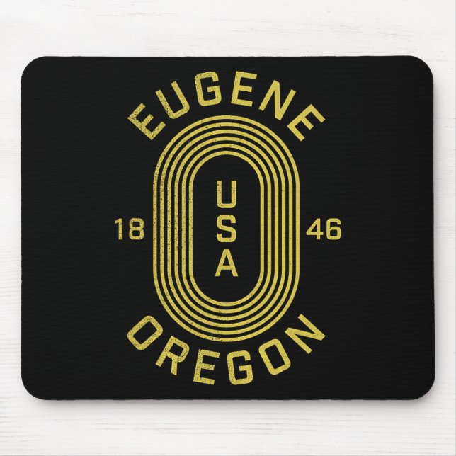 Tapis De Souris Eugene Oregon États-Unis  (Devant)